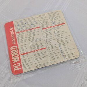 PC World Windows 95 mousepad brand new sealed in original packaging
